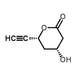CAS#: 171895-59-3， (4R,6R)-6-Ethynyl-4-Hydroxytetrahydro-2H-Pyran-2-One