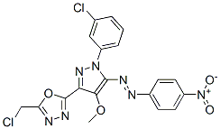 CAS#: 172701-69-8， [5-[5-(Chloromethyl)-1,3,4-Oxadiazol-2-Yl]-2-(3-Chlorophenyl)-4-Methoxypyrazol-3-Yl]-(4-Nitrophenyl)Diazene