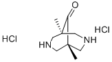 structure of CAS# 172882-04-1, 1,5-Dimethyl-3,7-Diazabicyclo[3.3.1]Nonan-9-One Dihydrochloride;1,5-Dimethyl-3,7-Diazabicyclo(3.3.1)Nonan-9-One Dihydrochloride;1,5-Dimethyl-9-Oxo-3,7-Diazabicyclo(3.3.1)Nonane Dihydrochloride;3,7-Diazabicyclo(3.3.1)Nonan-9-One, 1,5-Dimethyl-, Dihydrochloride
