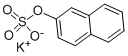 structure of CAS# 1733-89-7, 2-Naphthalenol 2-(Hydrogen Sulfate) Potassium Salt (1:1);Potassium 2-Naphthyl Sulfate;Potassium Naphthalene-2-Sulphonate