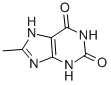 CAS#: 17338-96-4， 3,9-Dihydro-8-Methyl-1H-Purine-2,6-Dione