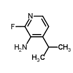 CAS#: 173435-45-5， 2-Fluoro-4-Isopropyl-3-Pyridinamine