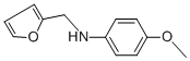 structure of CAS# 17377-97-8, Furan-2-Ylmethyl-(4-Methoxy-Phenyl)-Amine;N-(2-Furylmethyl)-4-Methoxy-Aniline;N-(2-Furylmethyl)-4-Methoxyaniline;2-Furylmethyl-(4-Methoxyphenyl)Amine