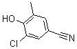 结构式 CAS# 173900-45-3, 3-氯-4-羟基-5-甲基-苯甲腈