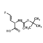 CAS#: 174075-53-7， (2S,3E)-4-Fluoro-2-({[(2-Methyl-2-Propanyl)Oxy]Carbonyl}Amino)-3-Butenoic Acid