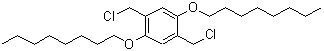 结构式 CAS# 174230-68-3, 1,4-二(氯甲基)-2,5-二(辛基氧基)苯