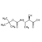 CAS#: 174282-97-4， (2R,3S)-2-Hydroxy-3-({[(2-Methyl-2-Propanyl)Oxy]Carbonyl}Amino)Butanoic Acid
