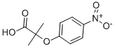 structure of CAS# 17431-97-9, 2-Methyl-2-(4-nitrophenoxy)propionic acid;2-Methyl-2-(4-Nitrophenoxy)Propionic Acid;Nsc34009;Ivk/4021352