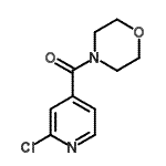 结构式 CAS# 174482-98-5, (2-氯-4-吡啶基)(4-吗啉基)甲酮