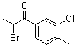CAS#: 175135-93-0， 2-Bromo-1-(3-Chloro-4-Methylphenyl)-1-Propanone