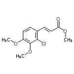 CAS#: 175135-97-4， Methyl (2E)-3-(2-Chloro-3,4-Dimethoxyphenyl)Acrylate