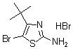 structure of CAS# 175136-77-3, 5-Bromo-4-(1,1-Dimethylethyl)-2-Thiazolamine Hydrobromide (1:1);2-AMINO-5-BROMO-4-(TERT-BUTYL)-1,3-THIAZOL-3-IUM BROMIDE;5-BROMO-4-(TERT-BUTYL)-1,3-THIAZOL-2-AMINE HYDROBROMIDE;2-AMINO-5-BROMO-4-TERT-BUTYLTHIAZOLE HYDROBROMIDE