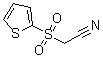 structure of CAS# 175137-62-9, 2-(2-Thienylsulfonyl)-Acetonitrile;2-(2-Thienylsulfonyl)Acetonitrile;2-Thiophen-2-Ylsulfonylethanenitrile;(2-Thienylsulfonyl)Acetonitrile