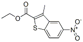 structure of CAS# 17514-60-2, Ethyl 3-Methyl-5-Nitrobenzo[b]Thiophene-2-Carboxylate;Ethyl 3-Methyl-5-Nitro-Benzothiophene-2-Carboxylate;3-Methyl-5-Nitro-2-Benzothiophenecarboxylic Acid Ethyl Ester;3-Methyl-5-Nitro-Benzothiophene-2-Carboxylic Acid Ethyl Ester