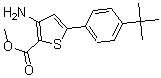 CAS#: 175201-46-4， 3-Amino-5-[4-(1,1-Dimethylethyl)Phenyl]-2-Thiophenecarboxylic Acid Methyl Ester