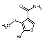 CAS#: 175201-53-3， 5-Bromo-4-Methoxy-3-Thiophenecarboxamide