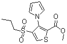 CAS#: 175201-78-2， Methyl 4-(Propylsulphonyl)-3-(1H-Pyrrol-1-Yl)Thiophene-2-Carboxylate