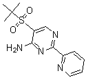 CAS#: 175202-19-4， 5-[(1,1-Dimethylethyl)Sulfonyl]-2-(2-Pyridinyl)-4-Pyrimidinamine