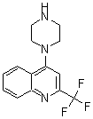 structure of CAS# 175203-79-9, 4-(1-Piperazinyl)-2-(Trifluoromethyl)-Quinoline;1-[2-(Trifluoromethyl)Quinol-4-Yl]Piperazine 97%;1-[2-(Trifluoromethyl)Quinol-4-Yl]Piperazine97%;4-PIPERAZIN-1-YL-2-(TRIFLUOROMETHYL)QUINOLINE