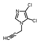 CAS#: 175203-80-2， 4,5-Dichloro-1-(2-Propyn-1-Yl)-1H-Imidazole
