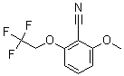 结构式 CAS# 175204-03-2, 2-甲氧基-6-(2,2,2-三氟乙氧基)-苯甲腈