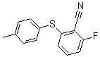 structure of CAS# 175204-11-2, 2-Fluoro-6-[(4-Methylphenyl)Thio]-Benzonitrile;2-Fluoro-6-(4-Methylphenylthio)Benzonitrile 97%;2-Fluoro-6-(4-Methylphenylthio)Benzonitrile97%;2-CYANO-3-FLUORO-4'-METHYLDIPHENYL THIOETHER