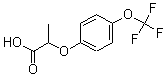 结构式 CAS# 175204-35-0, 2-[4-(三氟甲氧基)苯氧基]-丙酸
