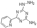 结构式 CAS# 175204-69-0, 4-肼基-6-(2-吡啶基)-1,3,5-三嗪-2-胺