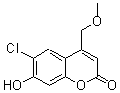 CAS 登录号：175205-11-5， 6-氯-7-羟基-4-(甲氧基甲基)-2H-1-苯并吡喃-2-酮