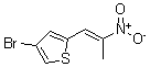 structure of CAS# 175205-19-3, 4-Bromo-2-(2-Nitro-1-Propen-1-Yl)-Thiophene;4-Bromo-2-(2-Nitroprop-1-Enyl)Thiophene;Hcndqawpqbbag^Ry]Ybjzyihdm@;Zinc00101006
