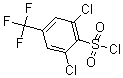 structure of CAS# 175205-76-2, 2,6-Dichloro-4-(Trifluoromethyl)-Benzenesulfonylchloride;2,6-Dichloro-4-(Trifluoromethyl)Benzene-1-Sulfonyl Chloride, 95+%;2,6-Dichloro-4-(Trifluoromethyl)Benzene-1-Sulfonyl  Chloride,  9;2,6-Dichloro-4-(Trifluoromethyl)Benzenesulphonyl Chloride 95%