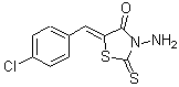 CAS#: 17521-20-9， (5Z)-3-Amino-5-(4-Chlorobenzylidene)-2-Thioxo-1,3-Thiazolidin-4-One