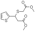 CAS#: 175276-43-4， beta-[(2-Methoxy-2-Oxoethyl)Thio]-2-Thiophenepropanoic Acid Methyl Ester