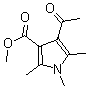structure of CAS# 175276-48-9, 4-Acetyl-1,2,5-Trimethyl-1H-Pyrrole-3-carboxylic Acid Methyl Ester;METHYL 4-ACETYL-1,2,5-TRIMETHYL-1H-PYRROLE-3-CARBOXYLATE;METHYL 4-ACETYL-1,2,5-TRIMETHYLPYRROLE-3-CARBOXYLATE