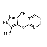 CAS#: 175277-26-6， 2-[(3,5-Dimethyl-1H-Pyrazol-4-Yl)Sulfanyl]Pyrimidine