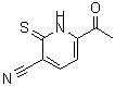 structure of CAS# 175277-42-6, 6-Acetyl-2-Thioxo-1,2-Dihydro-3-Pyridinecarbonitrile;3-PYRIDINECARBONITRILE,6-ACETYL-1,2-DIHYDRO-2-THIOXO-;6-Acetyl-2-mercapto-nicotinonitrile;6-acetyl-2-sulfanylpyridine-3-carbonitrile