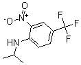 structure of CAS# 175277-90-4, N-(1-Methylethyl)-2-Nitro-4-(Trifluoromethyl)-Benzenamine;N1-ISOPROPYL-2-NITRO-4-(TRIFLUOROMETHYL)ANILINE;4-(Isopropylamino)-3-Nitrobenzotrifluoride 97%;N-Isopropyl-2-Nitro-4-(Trifluoromethyl)Aniline