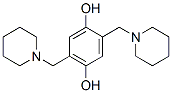 结构式 CAS# 1753-68-0, 2,5-二(1-哌啶基甲基)苯-1,4-二醇