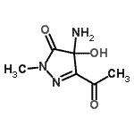 CAS#: 175472-58-9， 5-Acetyl-4-Amino-4-Hydroxy-2-Methyl-2,4-Dihydro-3H-Pyrazol-3-One