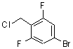 结构式 CAS# 175589-02-3, 5-溴-2-(氯甲基)-1,3-二氟苯