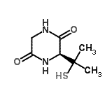 CAS#: 175694-44-7， (3S)-3-(2-Sulfanyl-2-Propanyl)-2,5-Piperazinedione