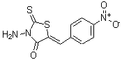 CAS#: 17592-96-0， (5Z)-3-Amino-5-(4-Nitrobenzylidene)-2-Thioxo-1,3-Thiazolidin-4-One