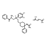 CAS#: 176381-97-8， N-[4-(4-Acetamido-4-Phenyl-1-Piperidinyl)-2-(3,4-Dichlorophenyl)Butyl]-N-Methylbenzamide (2E)-2-Butenedioate (1:1)