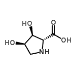 CAS#: 17663-43-3， (2R,3S,4R)-3,4-Dihydroxypyrrolidine-2-Carboxylic Acid