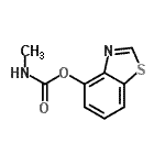 CAS#: 17767-71-4， 1,3-Benzothiazol-4-Yl Methylcarbamate