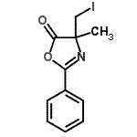 CAS#: 177762-91-3， 4-(Iodomethyl)-4-Methyl-2-Phenyl-1,3-Oxazol-5(4H)-One