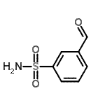 结构式 CAS# 1778-37-6, 3-甲酰基苯磺酰胺