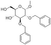 structure of CAS# 17791-36-5, Methyl 2,3-Di-O-Benzyl-alpha-D-Glucopyranoside;2-(Hydroxymethyl)-6-Methoxy-4,5-Bis(Phenylmethoxy)Tetrahydropyran-3-Ol;2-(Hydroxymethyl)-6-Methoxy-4,5-Bis(Phenylmethoxy)-3-Tetrahydropyranol;4,5-Bis(Benzyloxy)-6-Methoxy-2-Methylol-Tetrahydropyran-3-Ol