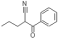 structure of CAS# 1780-48-9, 2-Benzoylpentanenitrile;2-Benzoylvaleronitrile