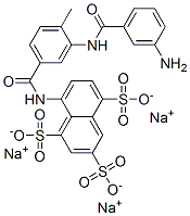 CAS#: 17804-51-2， Trisodium 8-[[3-[(3-Aminobenzoyl)Amino]-4-Methylbenzoyl]Amino]Naphthalene-1,3,5-Trisulphonate
